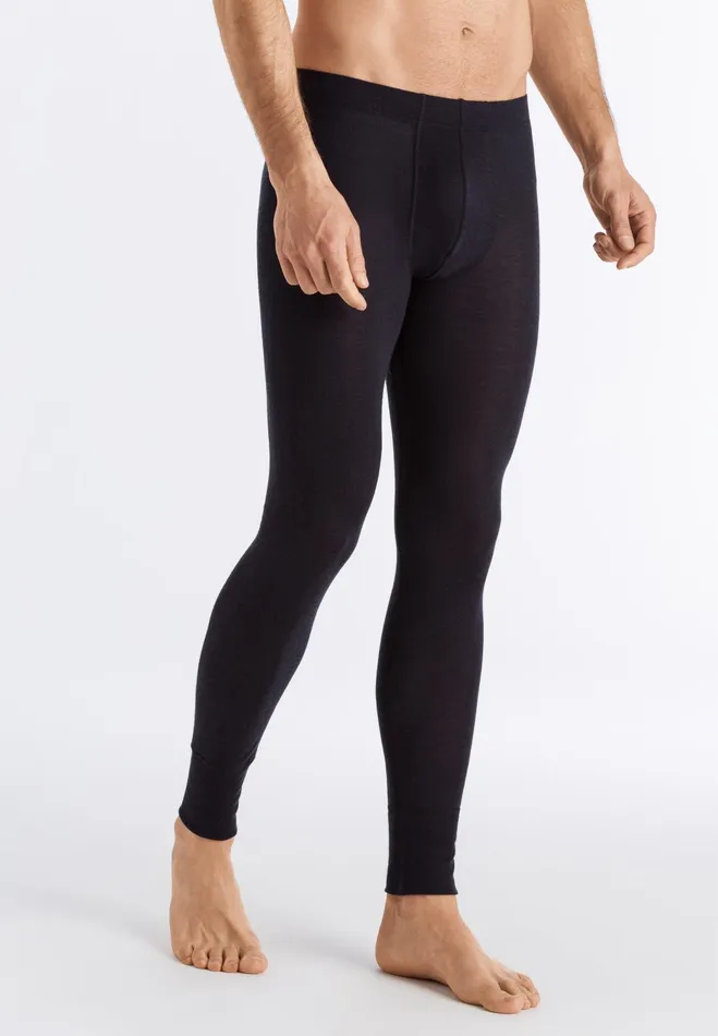 Silk And Cashmere Leggings Black Men HANRO Bottoms