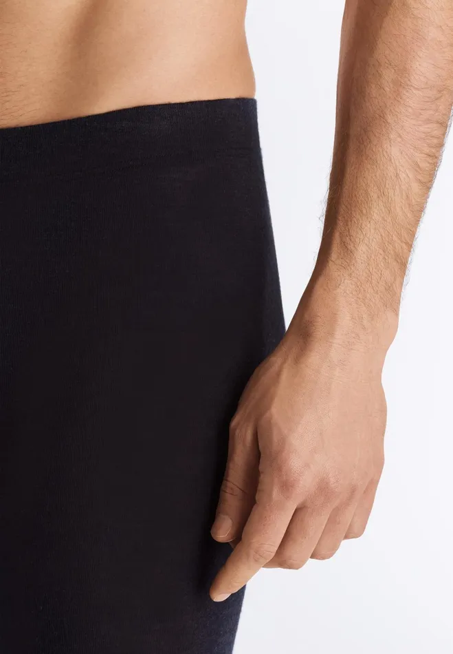 Silk And Cashmere Leggings Black Men HANRO Bottoms