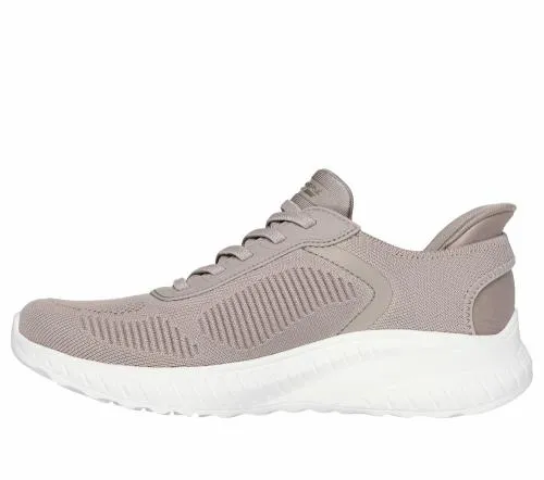 Slipins BOBS Sport Squad Chaos Taupe Women SKECHERS SlipOn