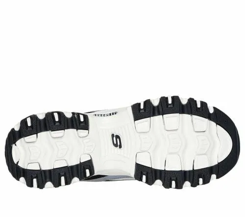 Slipins D039Lites 8211 Smooth Nostalgia Black Natural Women SKECHERS SlipOn