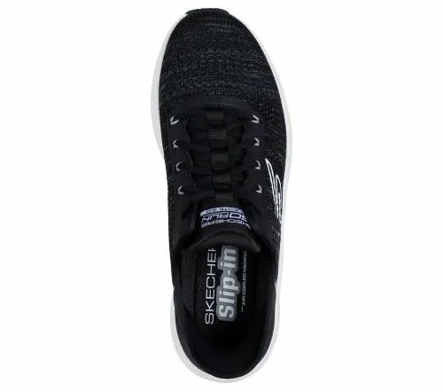Slipins GO RUN Elevate 20 Black White Men SKECHERS SlipOn