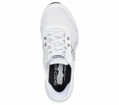 Slipins GO WALK GlideStep 20 White Black Women SKECHERS SlipOn