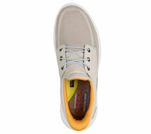 Slipins Relaxed Fit Cyrus 8211 Eagan Sand Men SKECHERS SlipOn