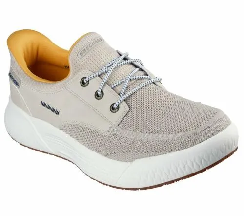 Slipins Relaxed Fit Cyrus 8211 Eagan Sand Men SKECHERS SlipOn