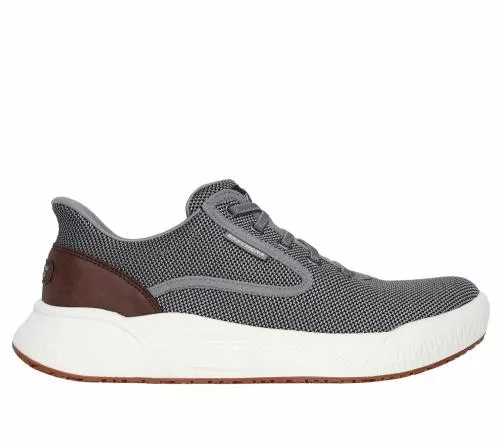 Slipins Relaxed Fit Cyrus 8211 Shaw Gray Men SKECHERS SlipOn