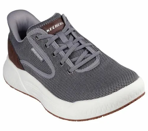 Slipins Relaxed Fit Cyrus 8211 Shaw Gray Men SKECHERS SlipOn