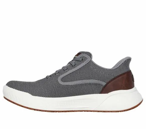 Slipins Relaxed Fit Cyrus 8211 Shaw Gray Men SKECHERS SlipOn