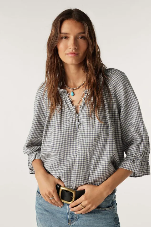 Smint34Sleeve Shirt Clothing Baandsh Tops and Shirts