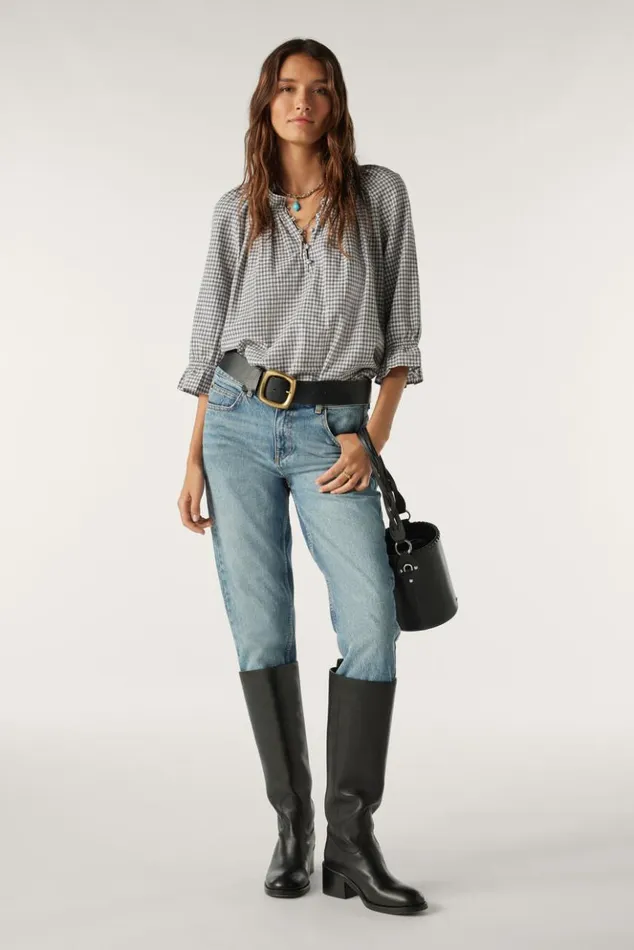 Smint34Sleeve Shirt Clothing Baandsh Tops and Shirts