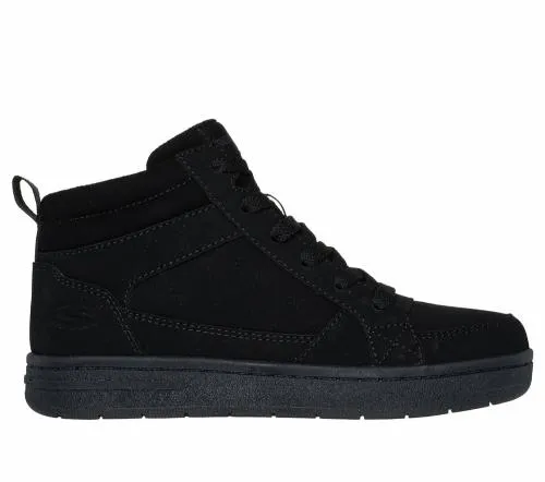 Smooth Street 8211 Cozy Zip Black Kids SKECHERS Kids UK Sizes 9525