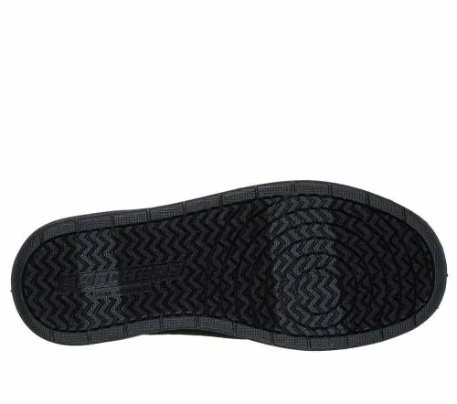 Smooth Street 8211 Cozy Zip Black Kids SKECHERS Kids UK Sizes 9525