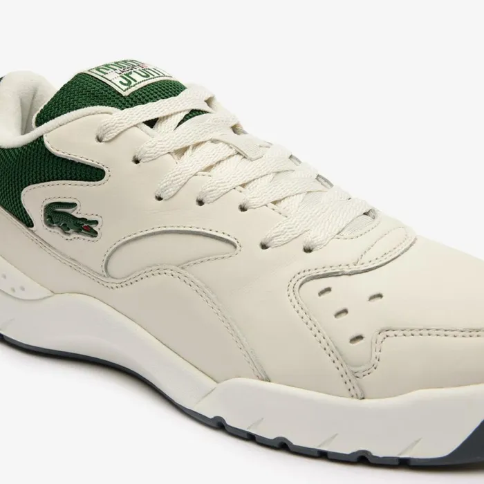 Sneakers Men Lacoste Men039s Aceline 96 Leather Sneakers Off Whtdk Grn 1y5