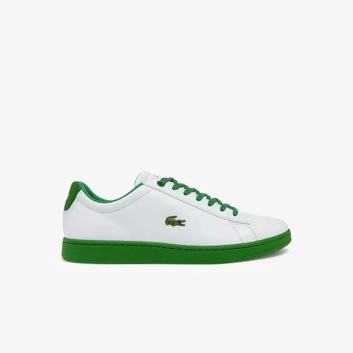 Sneakers Men Lacoste Men039s Hydez Leather Sneakers Whitegreen 082