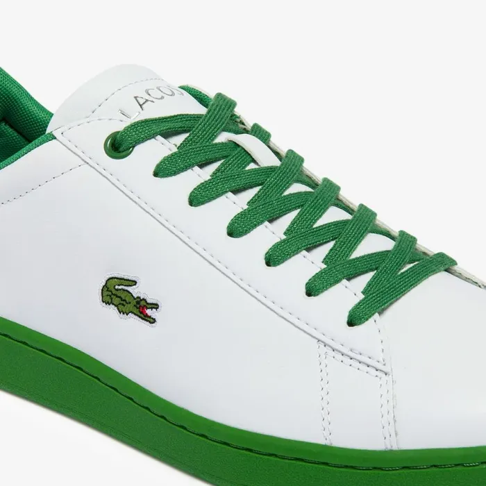 Sneakers Men Lacoste Men039s Hydez Leather Sneakers Whitegreen 082