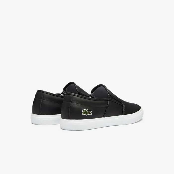 Sneakers Men Lacoste Men039s Tatalya Leather SlipOn Blackwhite 312