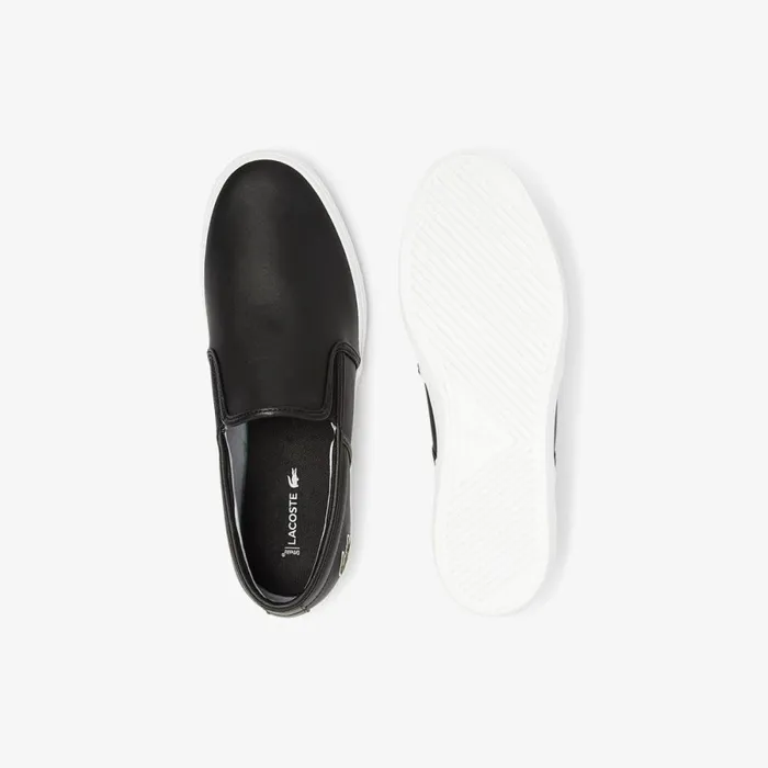Sneakers Men Lacoste Men039s Tatalya Leather SlipOn Blackwhite 312