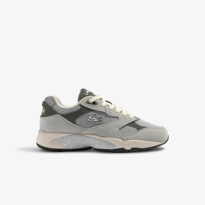 Sneakers Men Lacoste Mens Storm 96 Vintage Cashmere Effect Sneakers Lt Greydk Grey 2g2 Sneakers Men Lacoste Mens Storm 96 Vintage Cashmere Effect Sneakers Lt Greydk Grey 2g2
