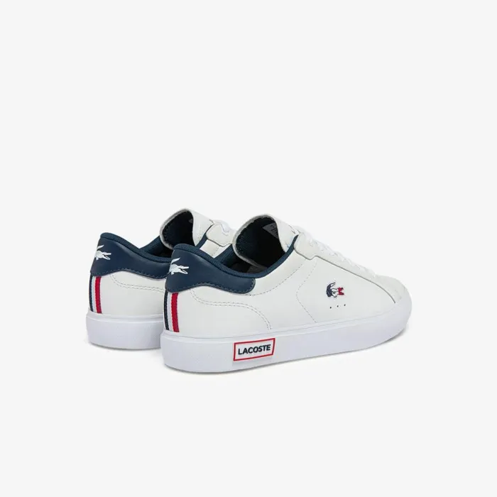 Sneakers Women Lacoste Women039s Powercourt Leather Multicolor Sneakers Whtnvyred 407