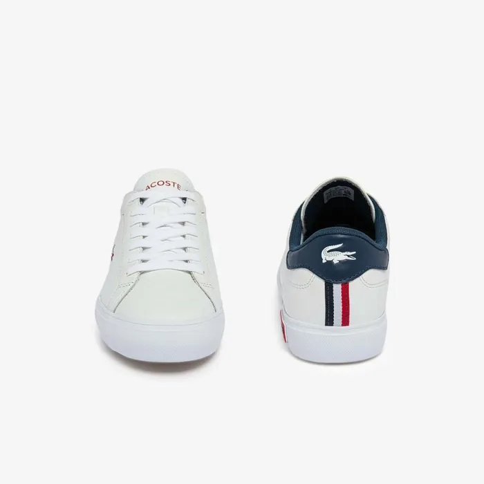 Sneakers Women Lacoste Women039s Powercourt Leather Multicolor Sneakers Whtnvyred 407