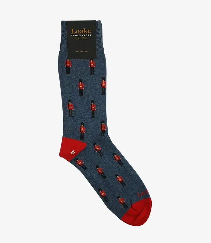 Socks Men Loake Guard Socks Blue