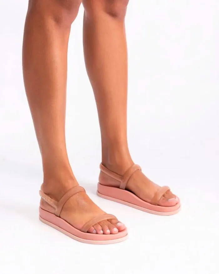 Soft Wave Sandal Pinkclear Pink Women Melissa Sandals