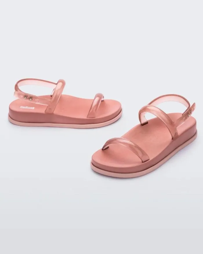 Soft Wave Sandal Pinkclear Pink Women Melissa Sandals