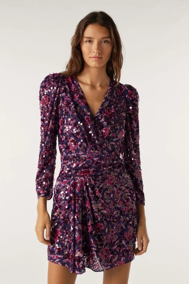 SolaShort Dress With Long Sleeves Clothing Baandsh Dresses