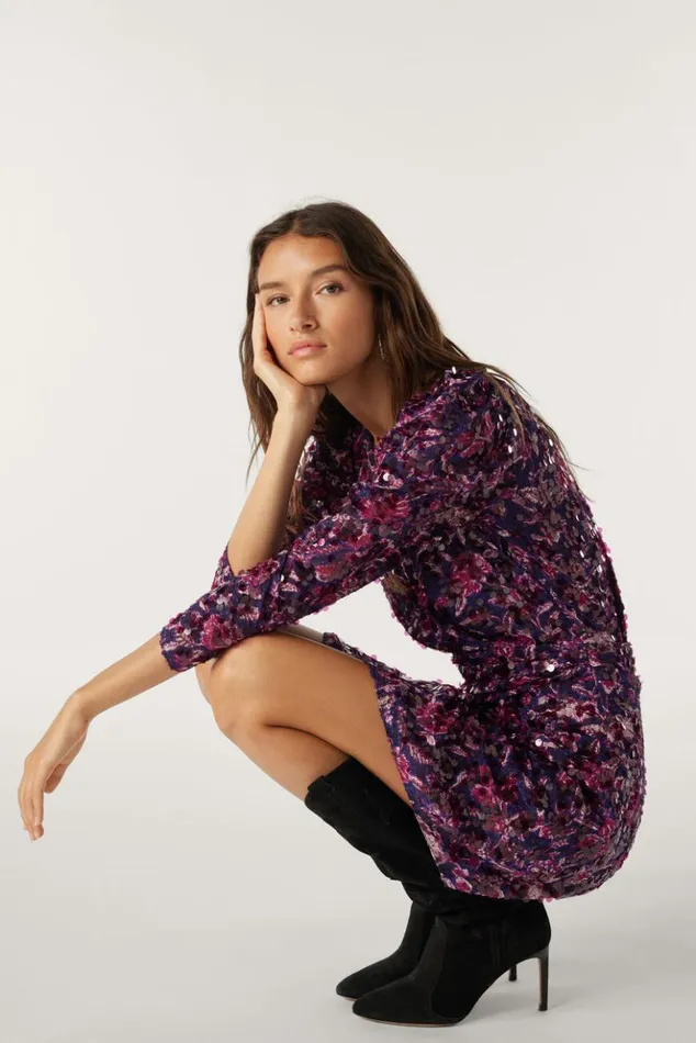 SolaShort Dress With Long Sleeves Clothing Baandsh Dresses