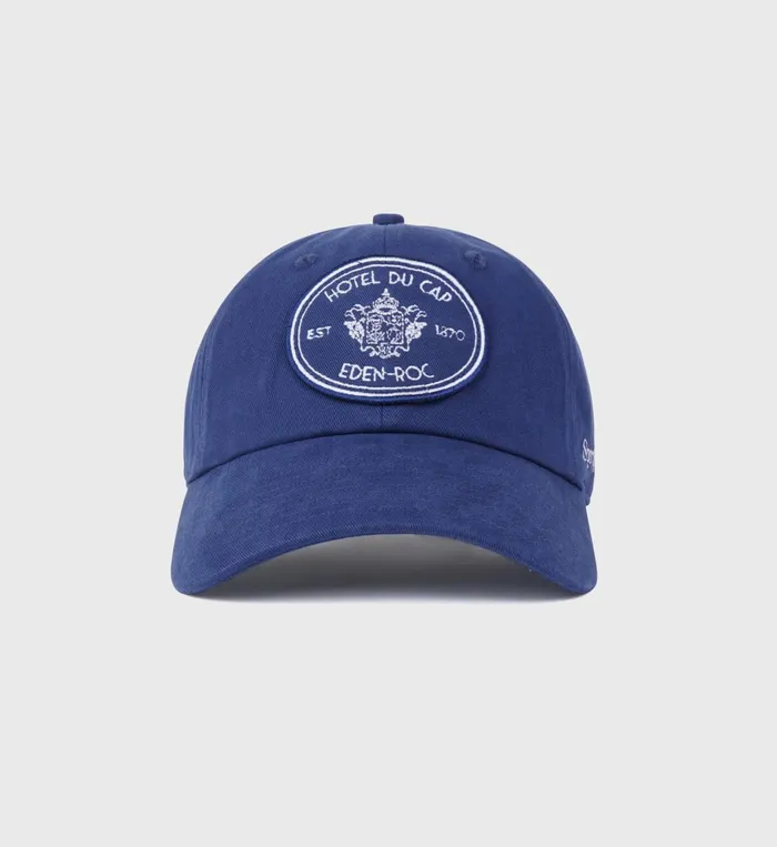 Sporty and Rich Hats Women Eden Crest Hat 8211 IndigoWhite