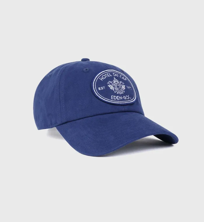 Sporty and Rich Hats Women Eden Crest Hat 8211 IndigoWhite