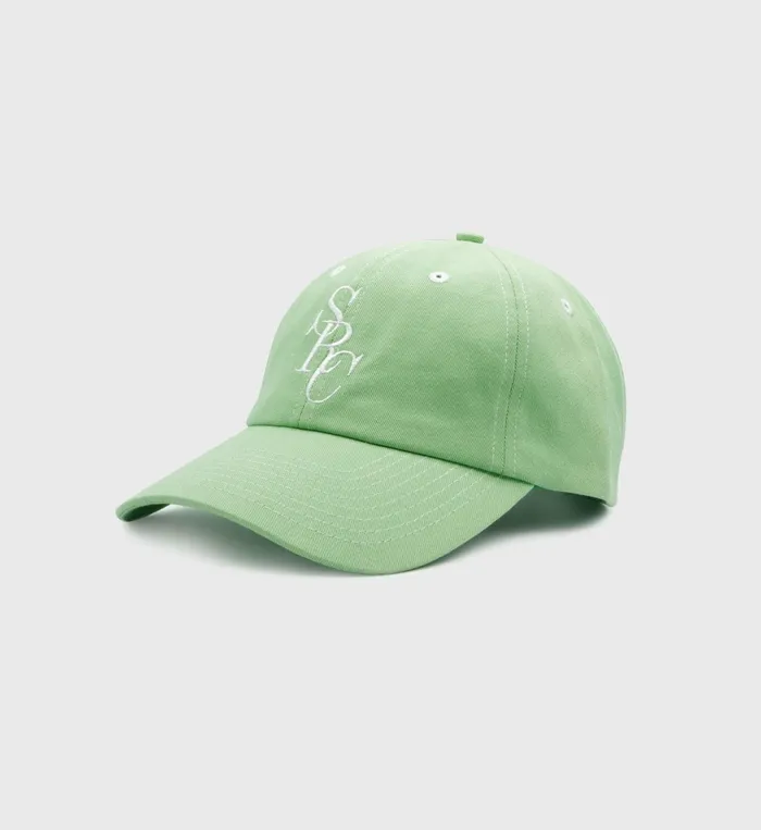 Sporty and Rich Hats Women SRC Hat 8211 Washed KellyWhite