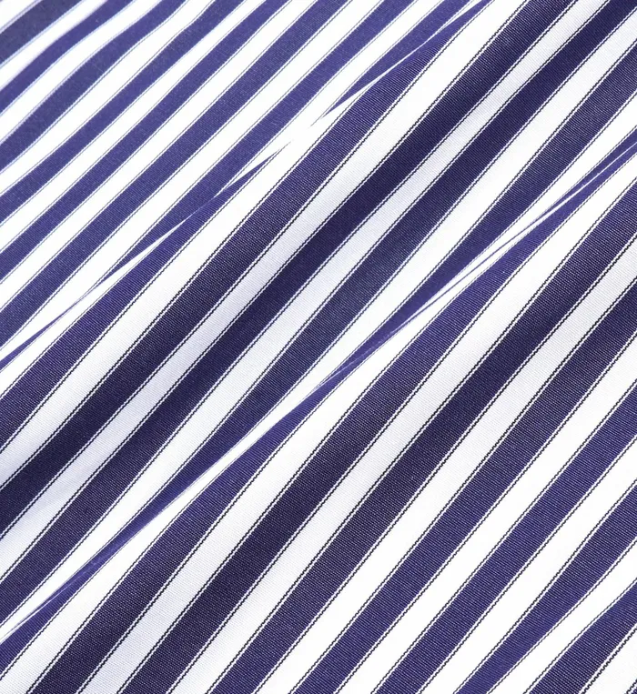 Sporty and Rich Shirting Women Vendome Poplin Short 8211 Navy StripeWhite
