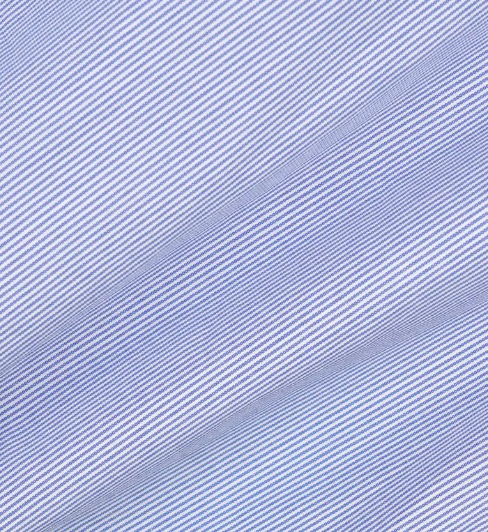 Sporty and Rich Shirts Men Bristol Crest Oversized Shirt 8211 WhiteNavy Stripe