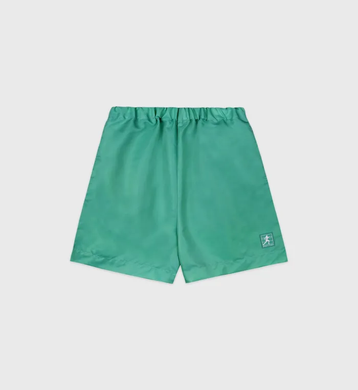 Sporty and Rich Shorts Women Running Woman Nylon Short 8211 Spring GreenWhite Sporty and Rich Shorts Women Running Woman Nylon Short 8211 Spring GreenWhite