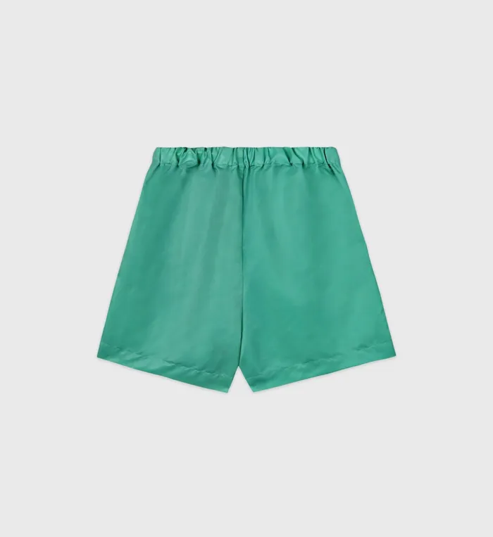 Sporty and Rich Shorts Women Running Woman Nylon Short 8211 Spring GreenWhite