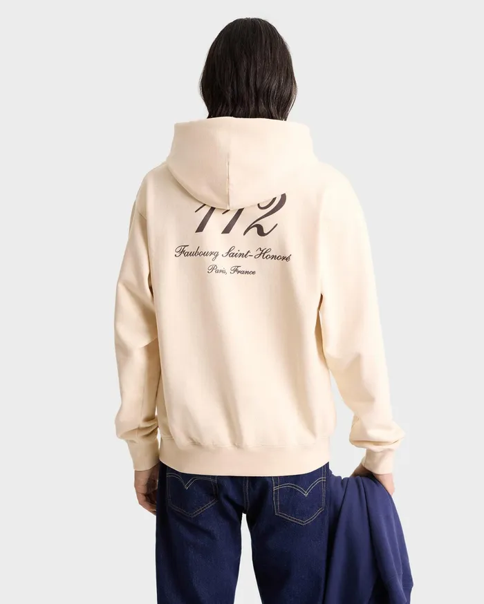 Sporty and Rich Sweatshirts Women Faubourg Hoodie 8211 CreamChocolate
