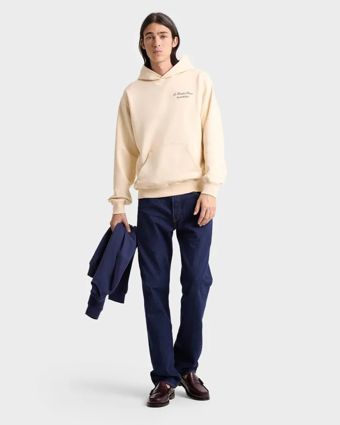 Sporty and Rich Sweatshirts Women Faubourg Hoodie 8211 CreamChocolate