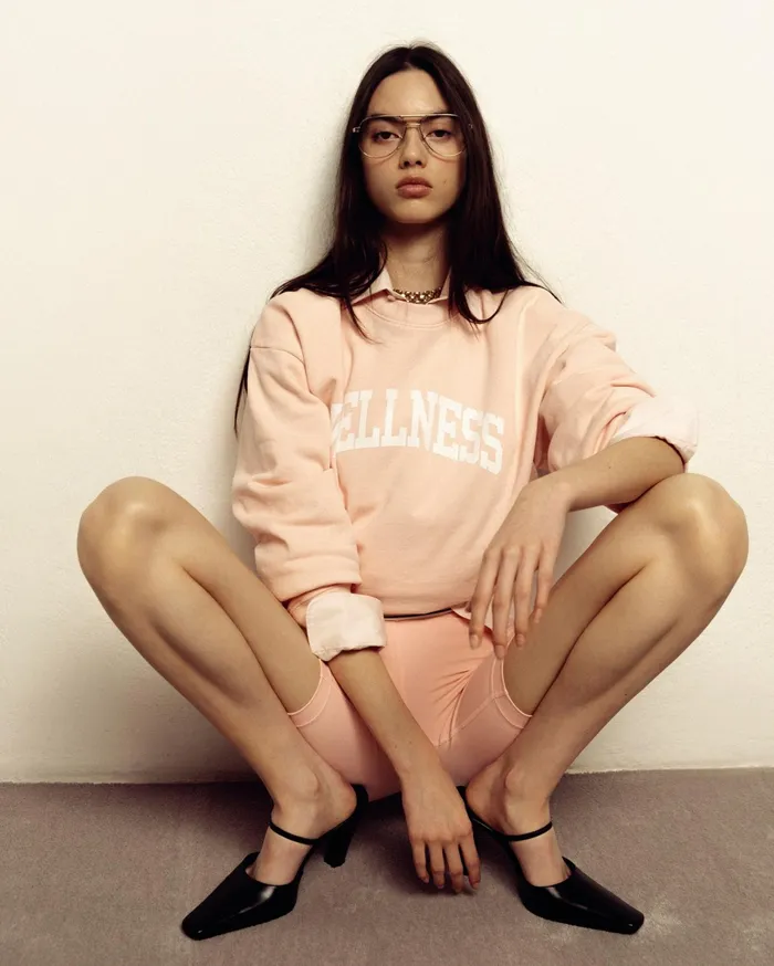 Sporty and Rich Sweatshirts Women Wellness Ivy Crewneck 8211 BalletWhite