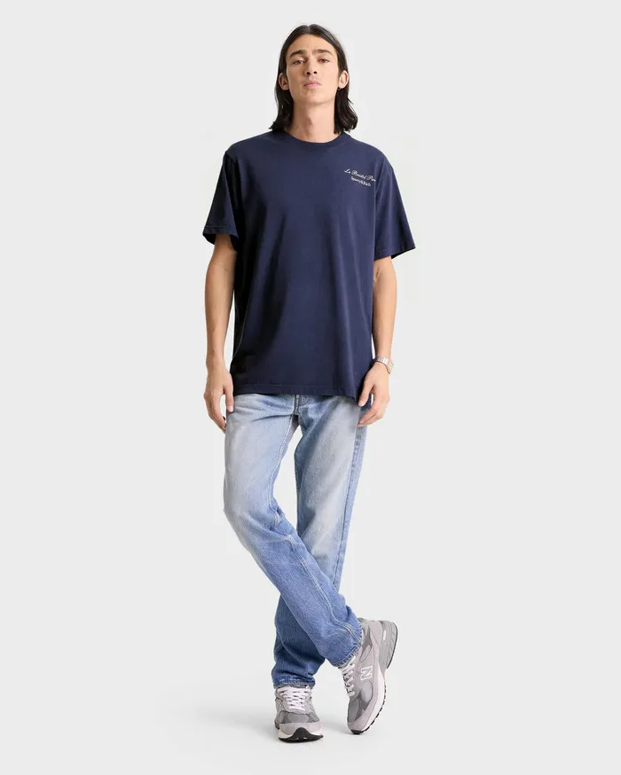 Sporty and Rich TShirts Men Faubourg TShirt 8211 NavyWhite