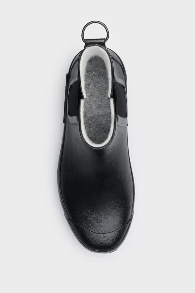 Stutterheim Chelsea Winterwalker BlackWhite Women Rain Boots