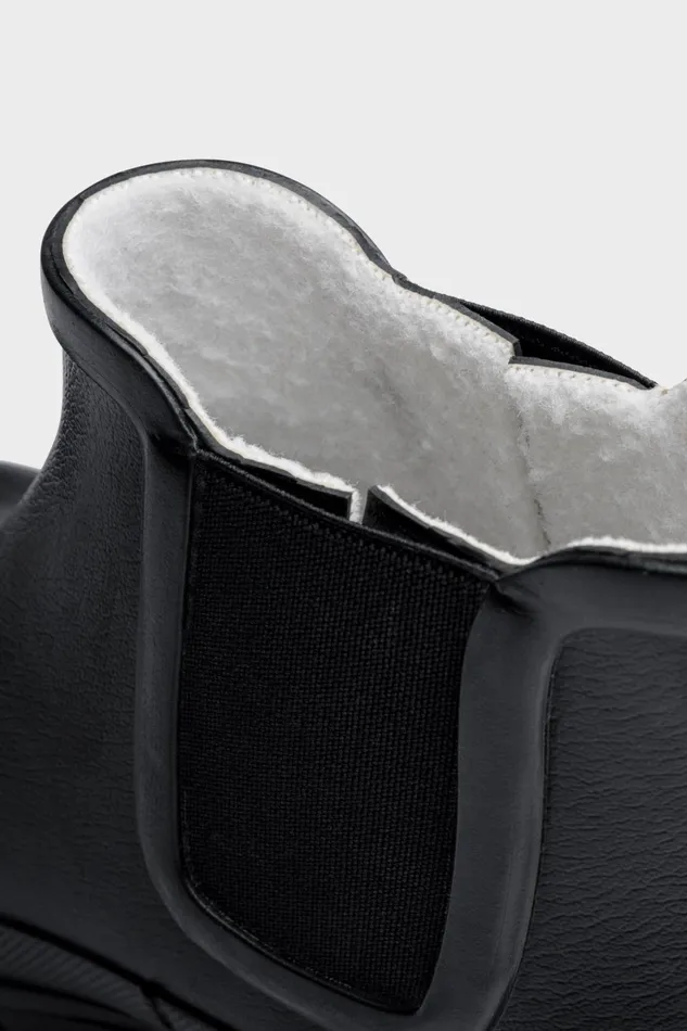 Stutterheim Chelsea Winterwalker BlackWhite Women Rain Boots