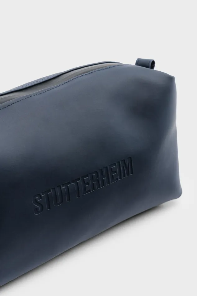 Stutterheim Container Small Wash Bag Navy Women Wash Bags