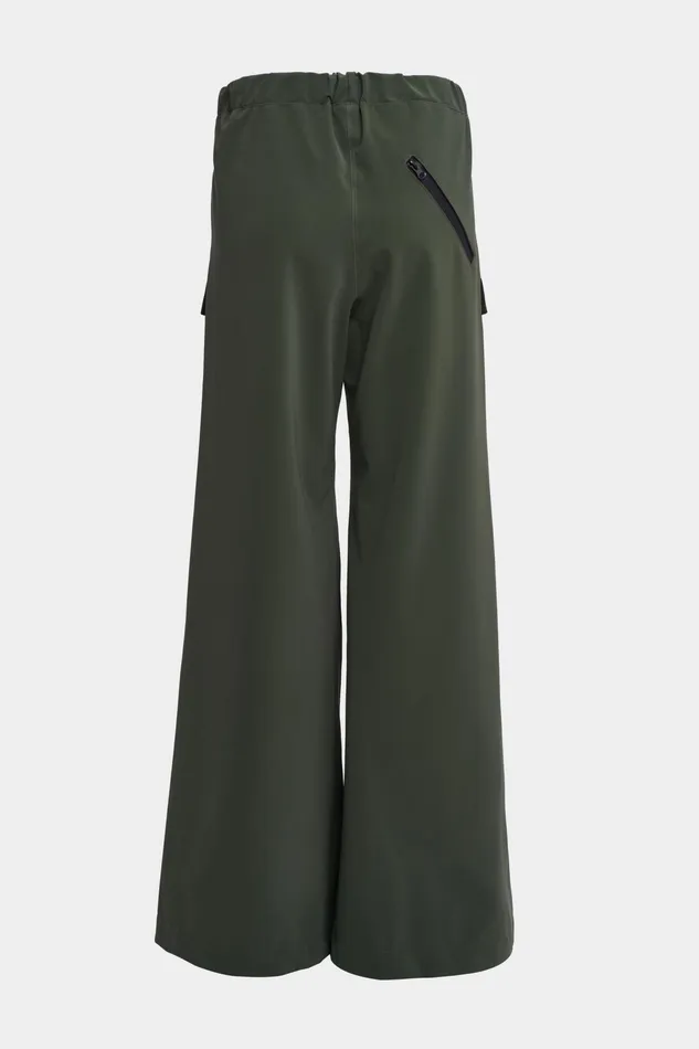 Stutterheim Jarla Matte Trousers Green Women Bottoms