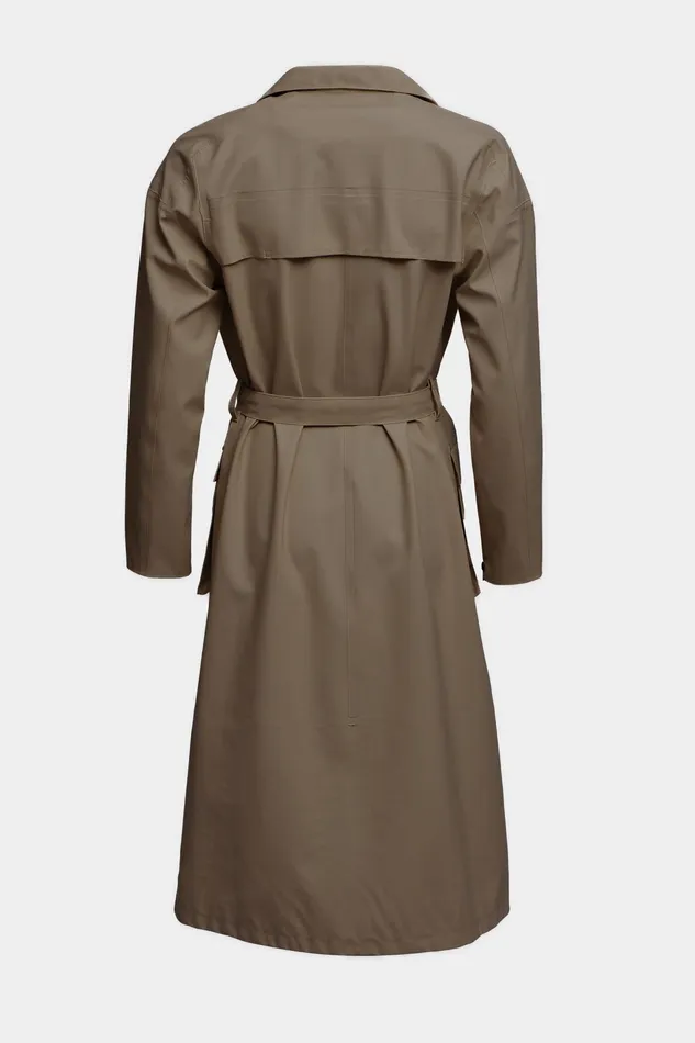 Stutterheim Kista Lightweight Trench Coat Mole Women Trench Coats