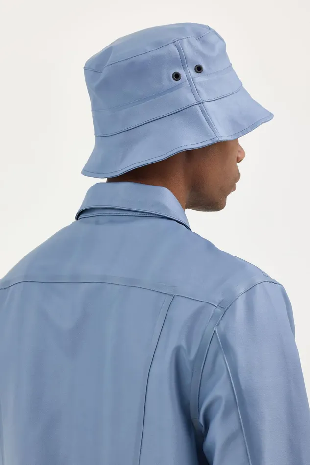 Stutterheim Lee X STUTTERHEIM Bucket Hat Ash Blue Women Bucket Hats