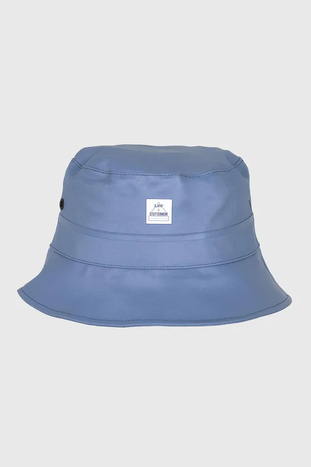 Stutterheim Lee X STUTTERHEIM Bucket Hat Ash Blue Women Bucket Hats