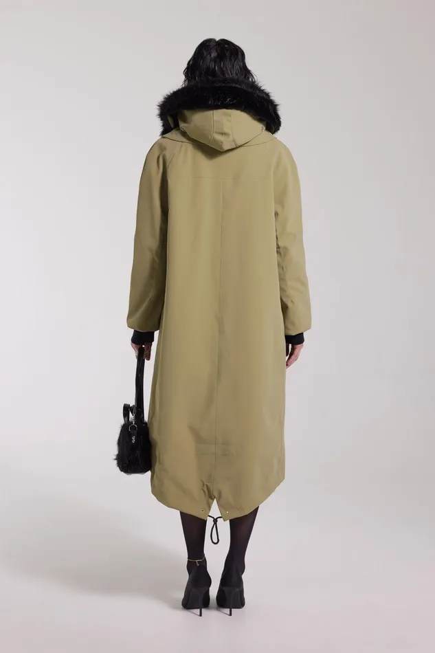 Stutterheim Pajala Parka Aloe Women Winter Coats