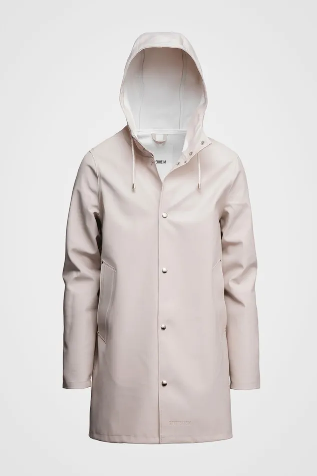 Stutterheim Stockholm Raincoat Light Sand Women Raincoats