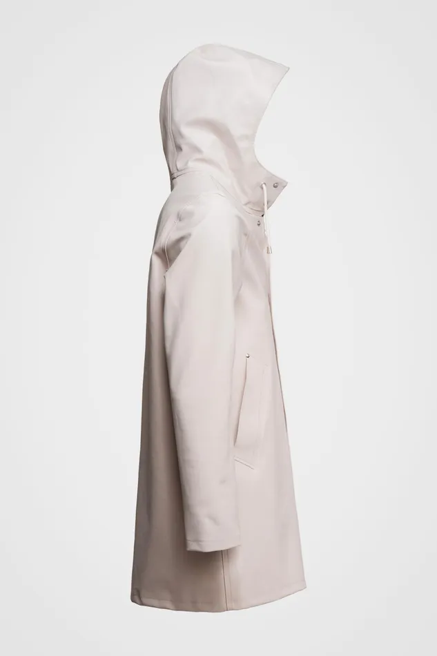 Stutterheim Stockholm Raincoat Light Sand Women Raincoats