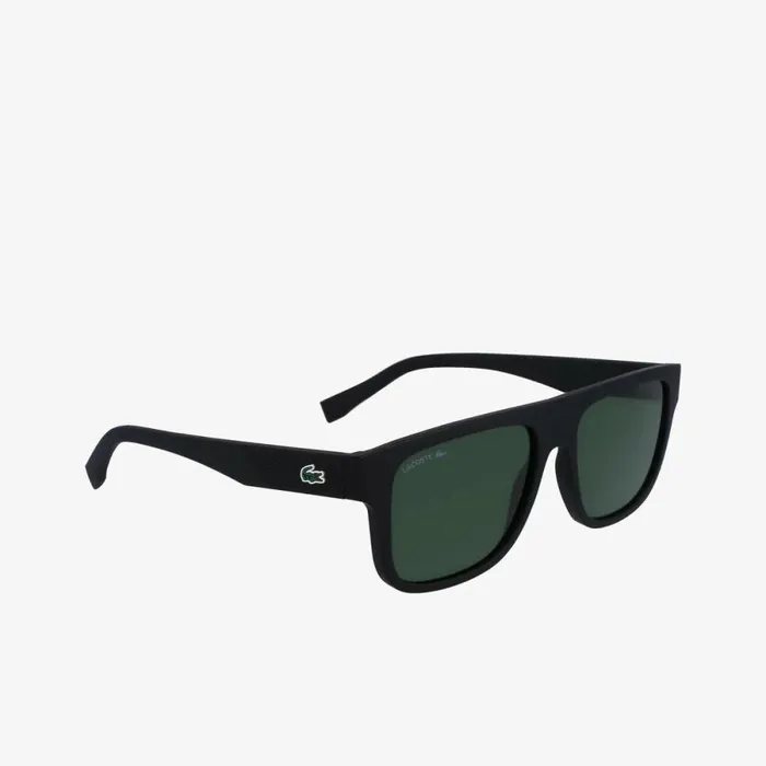 Sunglasses Men Lacoste Men039s Modified Rectangle Plant Based Resin L1212 Sunglasses Blackblue 002
